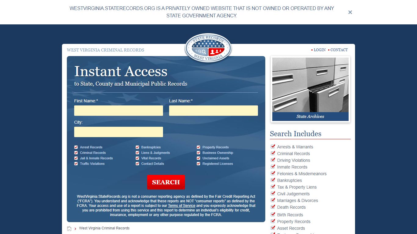 West Virginia Criminal Records Online | StateRecords.org
